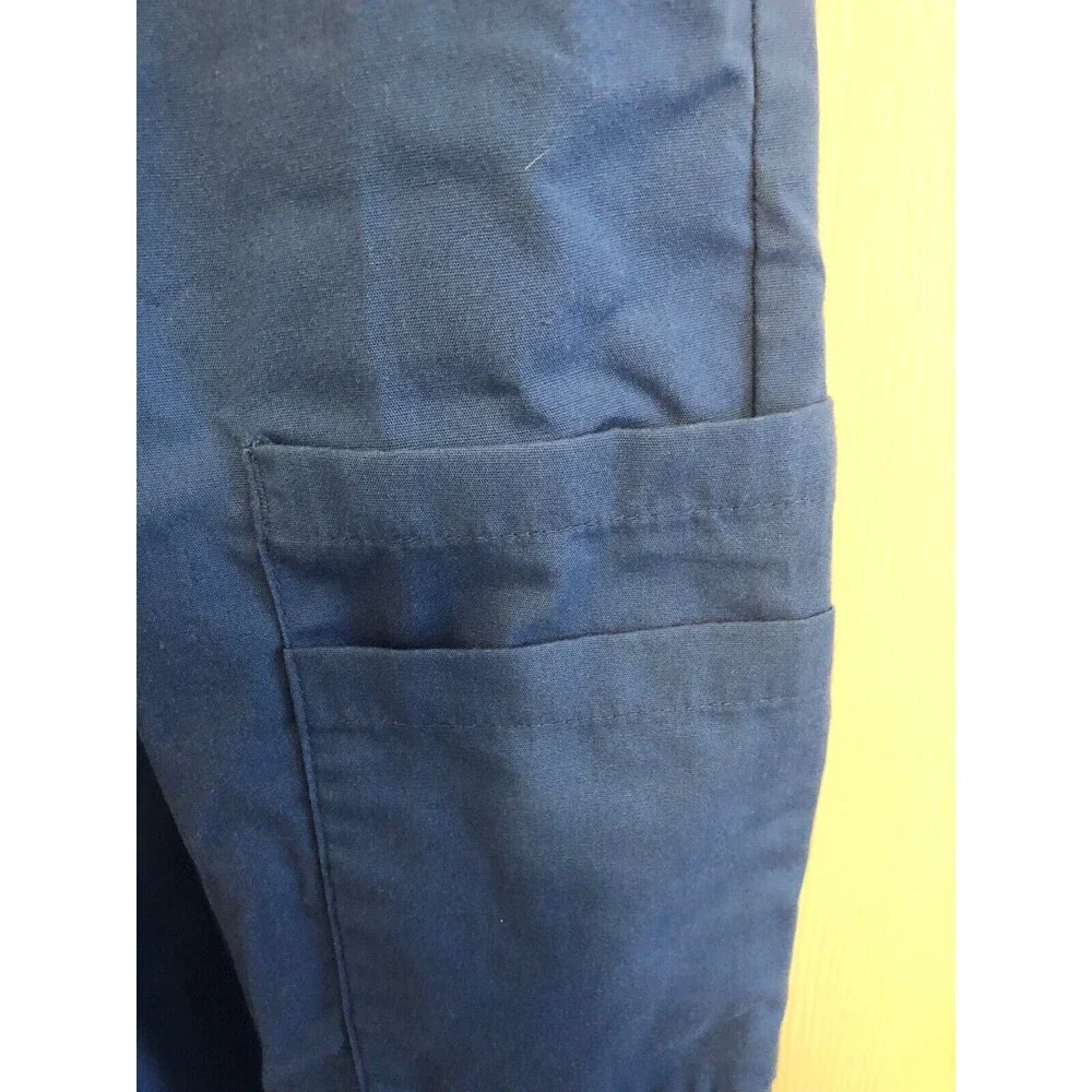 Landau Scrub Pants Large Blue Unisex with‎ Front and Back Pockets